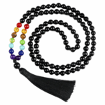 7 Chakra 108 Bead Natural Stone Necklace