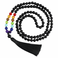7 Chakra 108 Bead Natural Stone Necklace