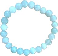 AAA+ Natural Green Lamarite Bead Angel Bracelet (8mm Beads)