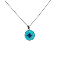 Enamel Evil Eye Necklace - Image 2