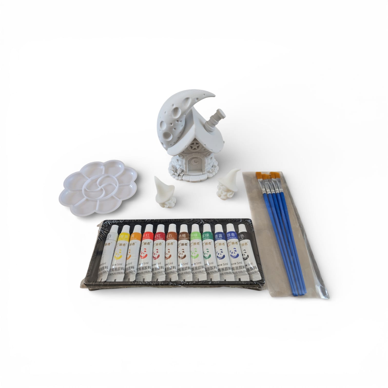 DIY Fairy House Paint Kit Moonlight Fairy House Paint Kit - Image 1